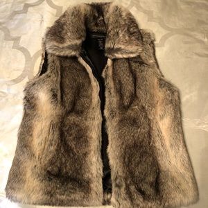 Saks Fifth Ave Faux Fur Vest